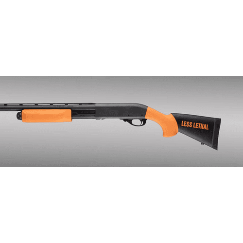 Hogue Less Lethal Overmolded Shotgun - Orange, Stock Kit w/ Forend 12