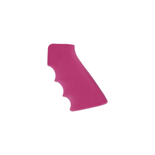 Hogue AR-15/M-16 Rubber Grip with Finger Grooves - Pink