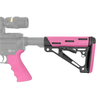 Hogue AR-15/M-16 Overmolded Collapsible Buttstock Kit - Pink, Commercial Buffer Tube