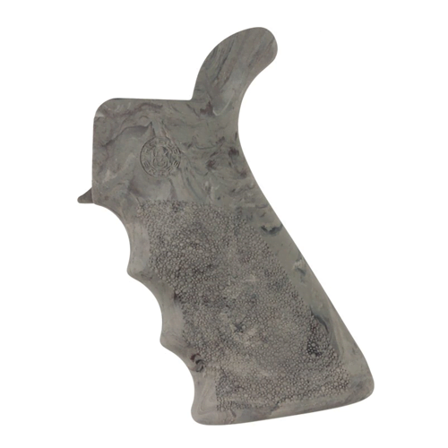 Hogue AR-15/M-16 Rubber Grip Beavertail - Ghillie Green, Finger Grooves