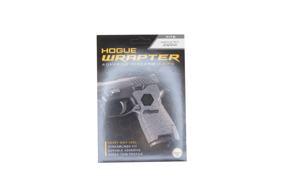Hogue For Glock 17, 17L, 18, 22, 24, 31 (Gen 1-2) Wrapter Adhesive Grip 17129 - Newest Arrivals