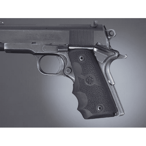 Hogue Officers Model Rubber Grip - Black