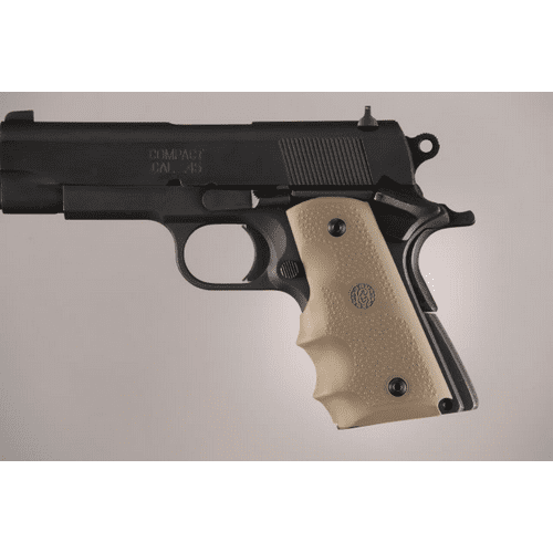 Hogue Officers Model Rubber Grip - Flat Dark Earth