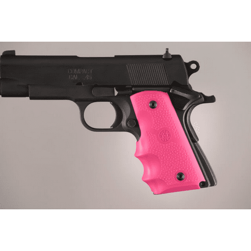 Hogue Officers Model Rubber Grip - Pink