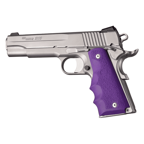 Hogue Govt. Model Rubber Grip - Purple