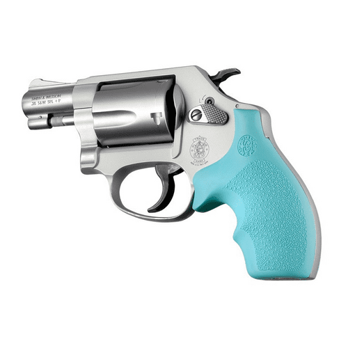 Hogue Smith & Wesson J Frame Round Bantam Grip - Aqua