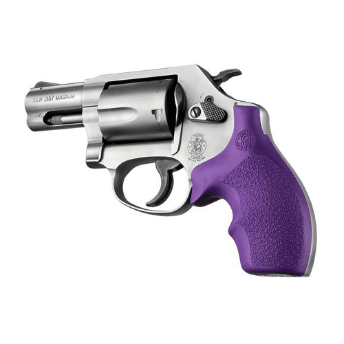 Hogue Smith & Wesson J Frame Round Bantam Grip - Purple