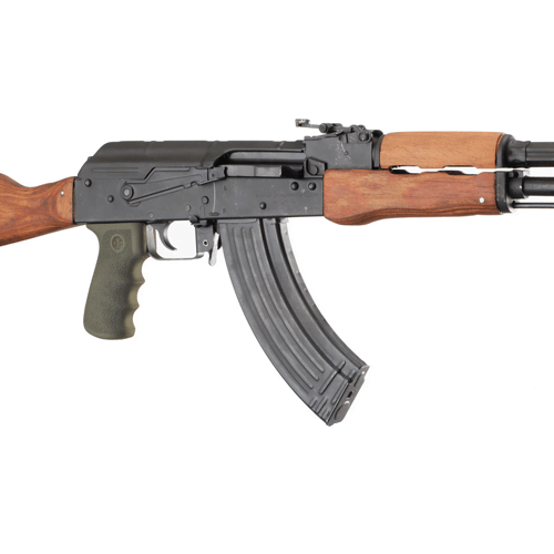 Hogue AK-47/AK-74 Rubber Grip - OD Green, Finger Grooves