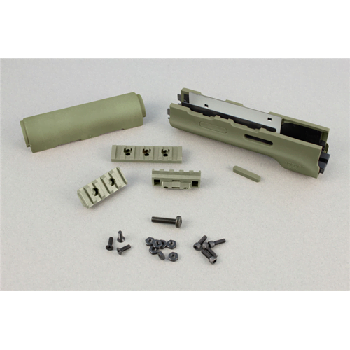 Hogue AK-47/AK-74 Rubber Grip - OD Green, Longer Yugo Version Gripping Area