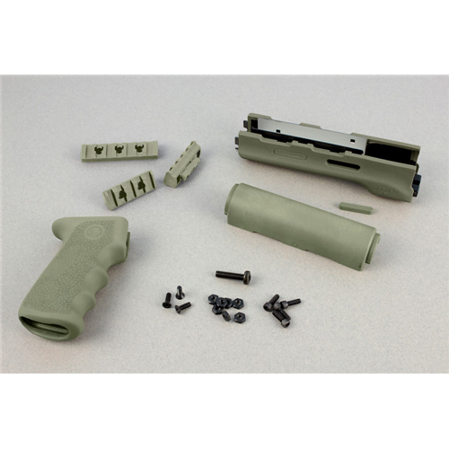 Hogue AK-47/AK-74 Rubber Grip - OD Green, Longer Yugo Version