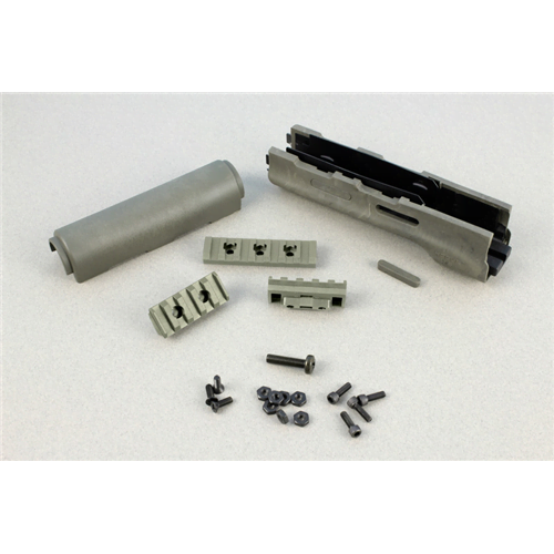 Hogue AK-47/AK-74 Rubber Grip - Ghillie Green, Longer Yugo Version Gripping Area