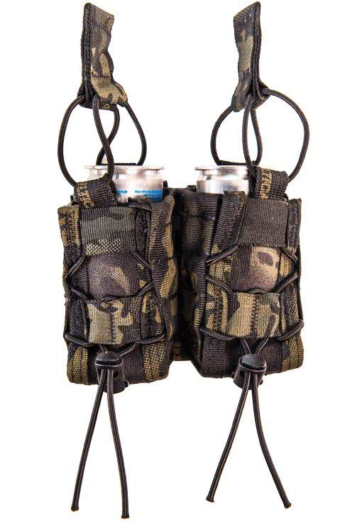 High Speed Gear 40MM TACO MOLLE Magazine Pouch - MultiCam Black, Double