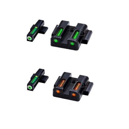 HIVIZ Shooting Systems LiteWave H3 Tritium/Litepipe Sight Set for S&amp;W M&amp;P Shield - Newest Arrivals