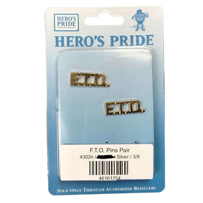 Hero's Pride FTO Collar Pins (Pair) 4302N - Rank Insignia