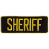 Hero's Pride SHERIFF Back Patch - Gold/Navy - 11'' x 4'' 5243 - Clothing &amp; Accessories