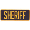 Hero's Pride SHERIFF Back Patch - Gold/Navy - 11'' x 4'' 5260 - Clothing &amp; Accessories