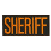 Hero's Pride SHERIFF Chest Patch - Dark Gold/Brown - 4'' x 2'' - Heat Seal 5201 - Clothing &amp; Accessories