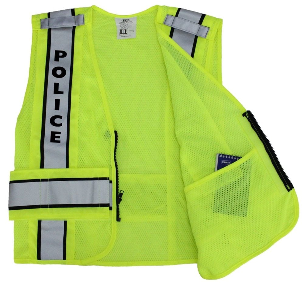High-Visibility Reflective Duty Vests - Police, Traffic Control, Sheriff, Security, or Plain - Traffic Vests