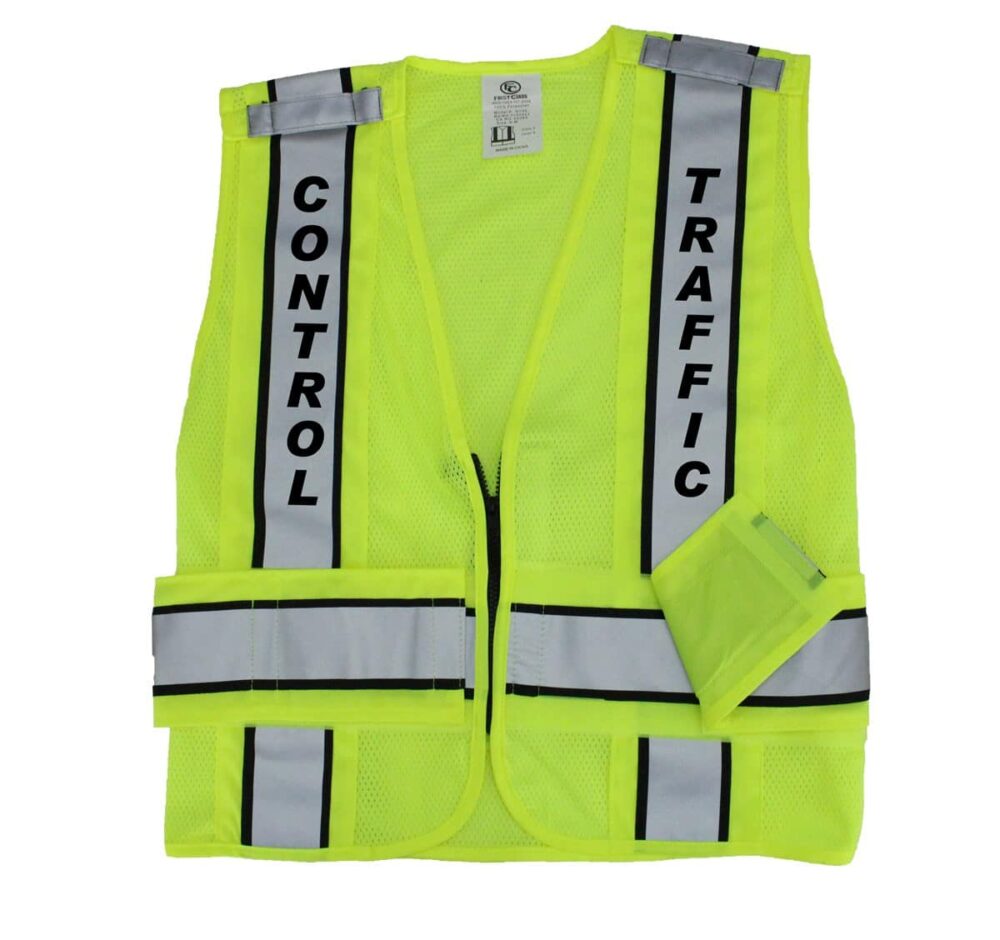 High-Visibility Reflective Duty Vests - Police, Traffic Control, Sheriff, Security, or Plain - Traffic Vests