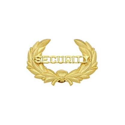 Gold Security Hat Badge - Badges &amp; Accessories