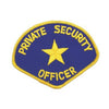 Private Security Officer Shoulder Patch Gold/Royal Blue - Shoulder Patches