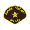 Private Security Officer Shoulder Patch Gold/Brown - Shoulder Patches