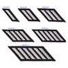 Rank Hash marks - White on Black - Hash/Service Stripes