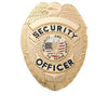 Security Officer Gold Shield Badge - Badges &amp; Accessories