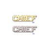 Chief Pins (Gold or Silver) Pair - Rank Insignia