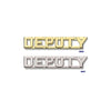 Deputy Sheriff Collar Pins (Gold or Silver) Pair - Rank Insignia