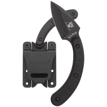 Ka-Bar Tdi Ladyfingerblack Hard Plastic Sheath, Black Clip, Str Edge 1494 - Newest Products