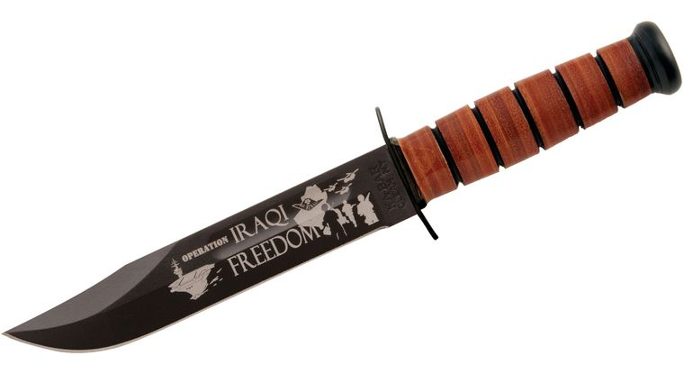 Ka-Bar US Army Commemorative Iraqi Freedom Fighting Knife 9127 - Knives