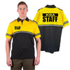 Two-Tone Bike Patrol Uniform Polo Shirt with Zipper Pocket "KOA STAFF" - Bike Patrol Clothing