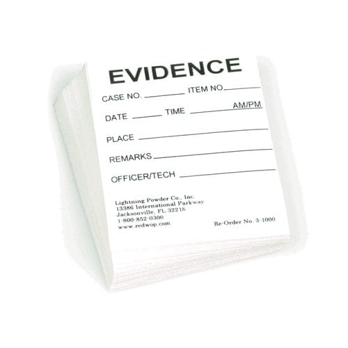 Lightning Powder Evidence ID Labels 3-1000 - Tactical & Duty Gear