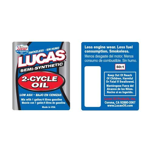 Lucas Oil Semi-Synthetic 2-Cycle Oil