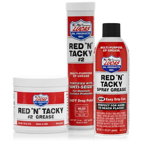 Lucas Oil Red ''N'' Tacky Grease - Newest Arrivals