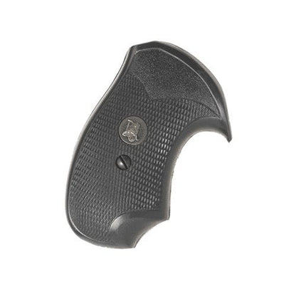 Pachmayr Compac Grip S&amp;W J Frame Round Butt Revolvers Rubber Black 3252 - Shooting Accessories