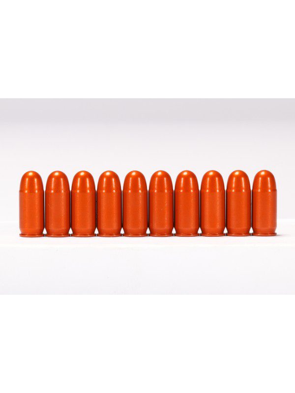 A-Zoom Orange Value Snap Caps for Dry Fire and Reloading Practice - 380 Auto