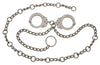 Peerless Handcuff Company 7003C Waist Chain, Handcuffs at Navel - Tactical &amp; Duty Gear