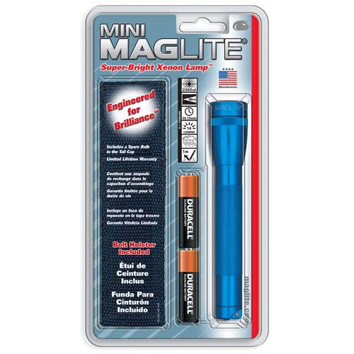 Maglite M2A Mini Mag 2 AA-Cell Incandescent Flashlight withHolster ...