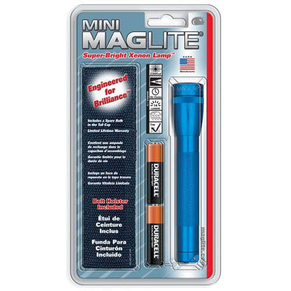 Maglite M2A Mini Mag 2 AA-Cell Incandescent Flashlight with Holster - Tactical &amp; Duty Gear