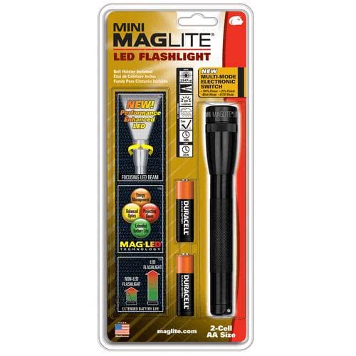 Maglite 2-Cell AA LED Mini Mag with Holster - Tactical & Duty Gear