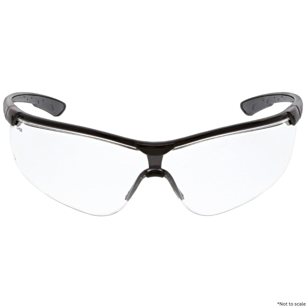 MCR Safety Klondike KD7 Black/Gray, Clear UV-AF KD710AF - Shooting Accessories