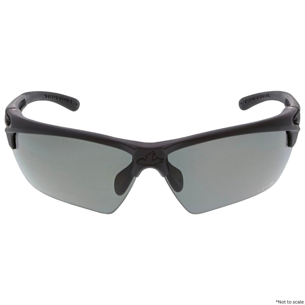 MCR Safety Tier1 Tactical Gear Polarized Safety Glasses with Gray Lens T12312DZ - Shooting Accessories