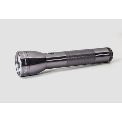 Maglite ML300L 2 D-Cell LED Flashlight - Gray, Display Box