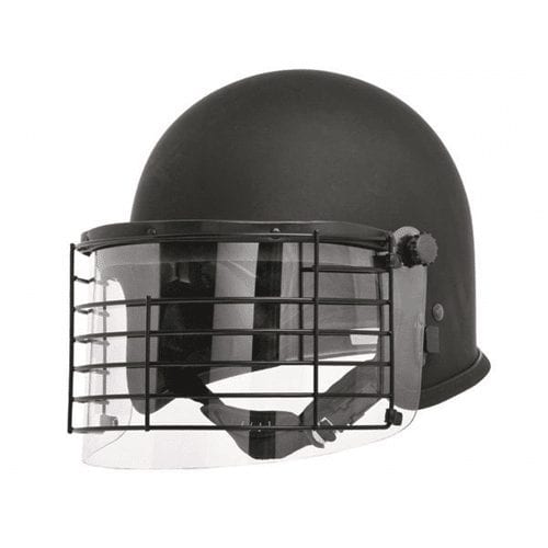 Monadnock 906 Tac-Elite Riot Helmet with Grid Face Shield - Tactical & Duty Gear