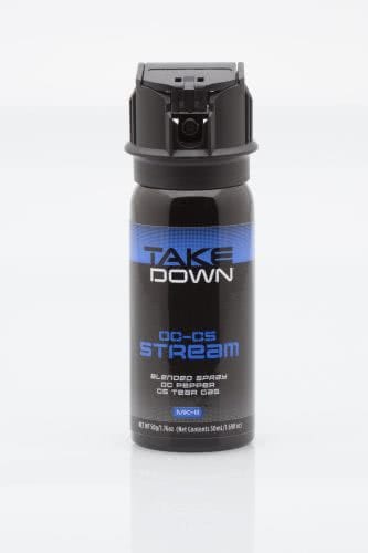 MACE Takedown OC, OC/CS Pepper Spray (Stream or Foam)
