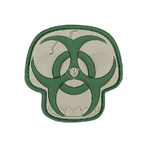 Maxpedition Biohazard Skull Morale Patch - Clothing & Accessories