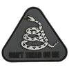 Maxpedition Don&#8217;t Tread On Me Morale Patch - Clothing &amp; Accessories