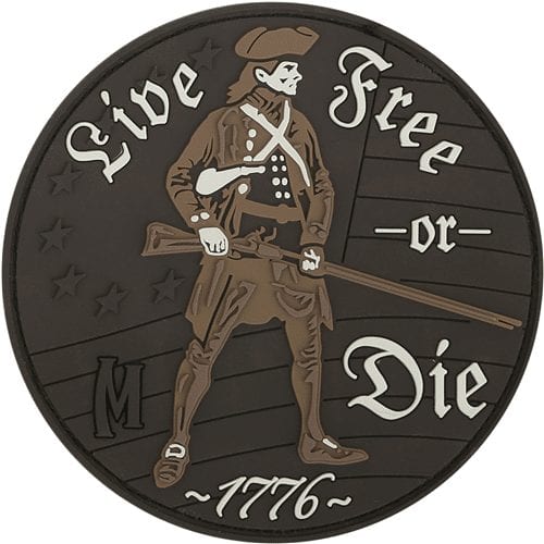 Maxpedition Live Free Or Die Morale Patch - Clothing & Accessories